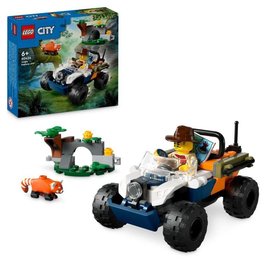 LEGO CITY 60424 tvorkolka na prieskum dungle  misia panda erven