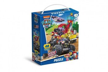 Puzzle Tlapkov patrola/Paw Patrol Rescue na kolieskach 32x23cm 48 dielikov