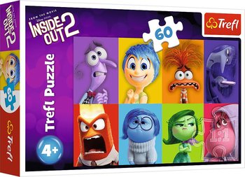 Puzzle 60 - Poznaj svoje emcie - Disney Inside out 2