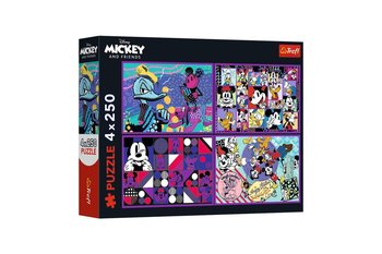 Trefl Puzzle 4x250 - Dobrodrustvo Mickey Mouse