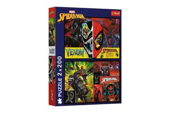 Trefl Puzzle 2x200 - Spider-Man vo dne v noci