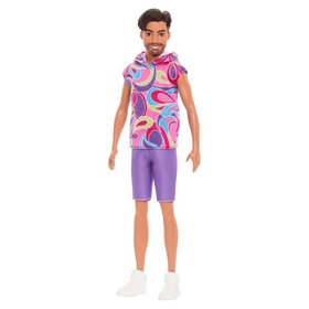 Mattel Barbie model Ken pestrofarebn obleek HRH26