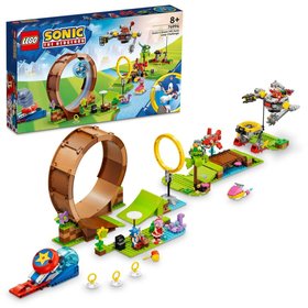 LEGO Sonic the Hedgehog 76994 Sonic&#039;s Loop Challenge v zne Green Hill