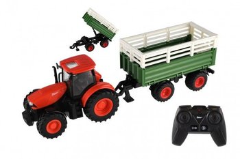 Zetor RC traktor s vlekom plastov 42cm 2,4GHz dobjac balk + batria so zvukom v krabic