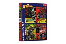 Trefl Puzzle 2x200 - Spider-Man vo dne v noci