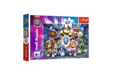 Puzzle Dobrodrustvo mestskch hrdinov Tlapkov patrola / Paw Patrol 33x22cm 60 dielikov