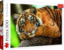 Trefl Puzzle portrt tigra 500 dielikov 48x34cm v krabici 40x27x4,5cm